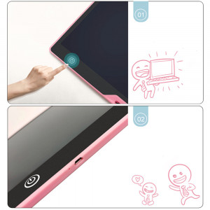 Tableta grafica de 16" pentru copii, culoare Roz, AVX-WT-RYMT-1201-BK-PINK - Img 5
