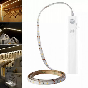 Banda LED cu senzor de miscare pentru Iluminare Mobilier, lungime 1m