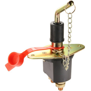 Intrerupator "Contact General" dimensiune MARE pentru Camioane, 12V - 24V, cu cheie metalica - Img 1