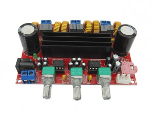 Kit amplificator 2.1, Clasa D, putere 2 x 50W + 100W, TPA3116D2