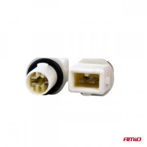 Set 2 socluri bec T10, W5W, W3W, W16W, cu garnitura din cauciuc - Img 3