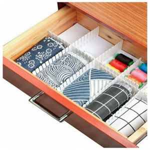 Set 4 buc. Separator Organizator pentru sertare, dimensiuni 47 x 7 cm - Img 3