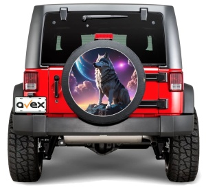 Sticker Auto "Roata de Rezerva" rezistenta la intemperii si raze UV, diametru 55 cm, Cod: AVX-RR02 - Img 1
