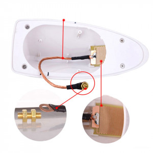 Antena auto activa AM - FM tip "SHARK TAIL" culoare ALBASTRU - Img 2