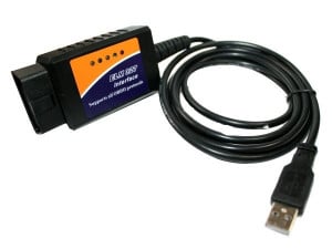 Interfata diagnoza auto OBD2 ELM 327, conectare prin USB