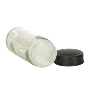 Organizator de condimente cu 18 containere cu suport rotativ pentru bucatarie, culoare neagra - Img 4