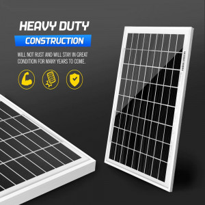 Panou Solar 30W, pentru incarcare baterii de 12V, utilizat in Calatorii, Rulote, Camping, Cabana - Img 1