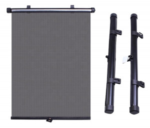 Set 2 buc. jaluzele auto retractabile, latime 40cm, culoare Neagra - Img 4