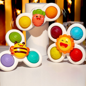 Set 3 jucarii interactive, model "POP UP SENSORY FIDGET SPINNER" pentru copii sau bebelusi - Img 5