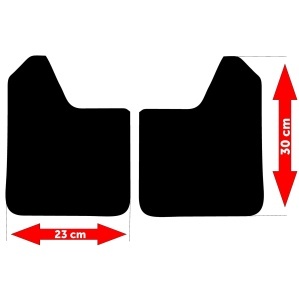 Set 4 Aparatori Noroi SPORT din cauciuc pentru autoturisme, universale, model Rally, dimensiune 30 x 23cm - Img 3