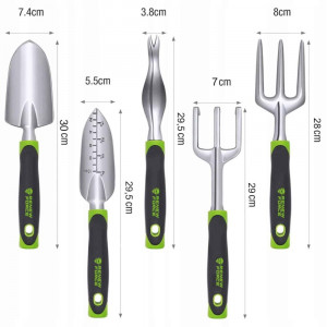 Set 5 unelte de gradina de inalta calitate cu manere din silicon, model AVX-WT-GDNTOL - Img 8