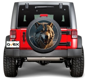 Sticker Auto "Roata de Rezerva" rezistenta la intemperii si raze UV, diametru 55 cm, Cod: AVX-RR03 - Img 1