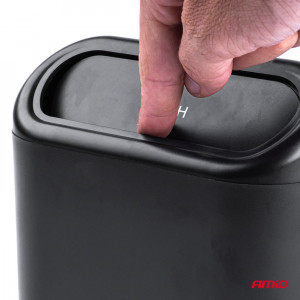 Cos de gunoi suplimentar pentru autoturisme, dimensiuni 17 x 9 x 9 cm, culoare Neagra - Img 4