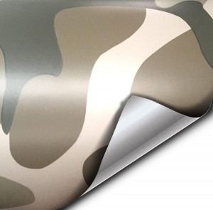 Folie colantare auto CAMUFLAJ DESERT (3m x 1,52m) - Img 1