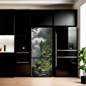 Folie imprimata color pentru decor Frigider, dimensiune 200 x 90cm, model: AVX-FR17 - Img 1
