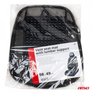 Husa scaun auto cu bile de masaj si suport lombar, dimensiuni 98 x 49 cm, culoare Neagra - Img 7