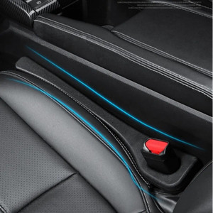 Set 2 protectii anti-cadere obiecte intre scaune, culoare NEGRU, dimensiune 40 x 6,5 cm - Img 1