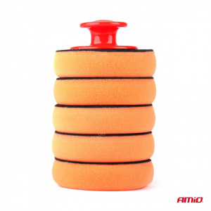 Set bureti pentru curatare, polisare si slefuire, 5 x 100 mm, cu maner - Img 3