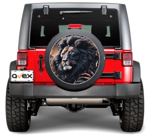 Sticker Auto "Roata de Rezerva" rezistenta la intemperii si raze UV, diametru 55 cm, Cod: AVX-RR04 - Img 1