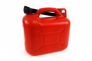 Canistra din plastic pentru combustibil rosie 10L