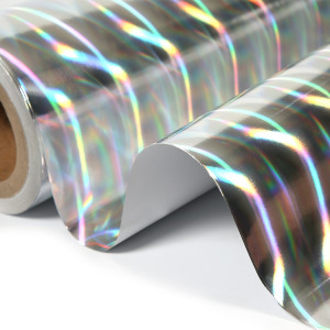 Folie HOLOGRAFICA pentru colantare elemente auto, 200g/mp, printabila Pigment, Laser, Solvent, UV (3m x 60cm) - Img 3