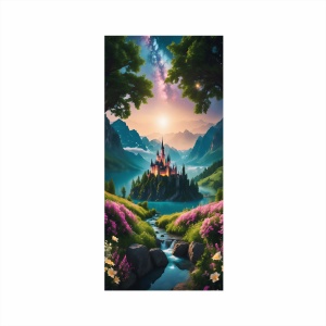 Folie imprimata color pentru decor Frigider, dimensiune 200 x 90cm, model: AVX-FR15 - Img 2