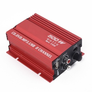 MINI amplificator auto, stereo, 500 W max, cu incarcare USB - Img 3