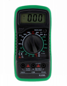 Multimetru digital cu afisaj LCD, cu carcasa de protectie antisoc - Img 3