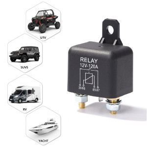 Releu incarcare izolator baterie suplimentara pentru vehicule Off-Road, ATV, SSV, UTV, Barci, tensiune 12V, 120W - Img 1
