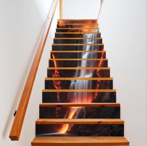 Sticker decorativ pentru scari interioare, print autoadeziv de inalta rezolutie, dimensine 200 x 124 cm, cod: AVX-STAIRS-17 - Img 1