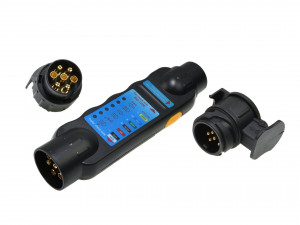 Tester Profesional pentru prize, fise si instalatii electrice remorca cu adaptoare 13/7 si 7/13 - Img 2