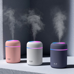 Umidificator - Difuzor Aromaterapie cu ultrasunete pentru casa sau masina, iluminare LED, carcasa culoare alba, AVX-AG354F - Img 6