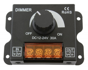 Dimmer LED cu reglaj manual, 12V - 24V, 360W - 720W, 30A - Img 2