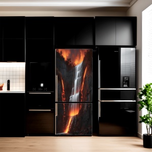 Folie imprimata color pentru decor Frigider, dimensiune 200 x 90cm, model: AVX-FR19 - Img 1