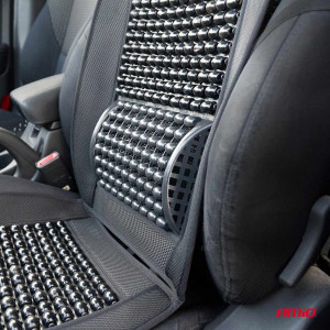 Husa scaun auto cu bile de masaj si suport lombar, dimensiuni 97 x 44 cm, culoare Neagra - Img 3