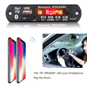 Modul Bluetooth, MP3, radio FM, citire USB/TF, afisaj LED, intrare AUX, telecomanda - Img 3