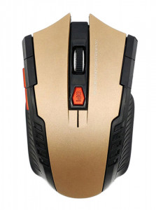 Mouse Optic Gaming Wireless, 1600 DPI, culoare Gold - Img 2