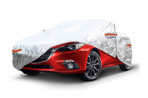 Prelata pentru Autoturisme, culoare argintie, marimea XL (530 x 180 x 120cm) - Img 1