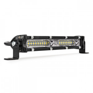 Proiector LED BAR model "SLIM" pentru Off-Road, ATV, SSV, putere 54W, culoare 6500K, tensiune 9-36V, dimensiuni 180 x 27 x 43 mm - Img 1