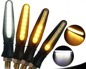 Set 2 lampi Semnalizare Moto LED - Img 4