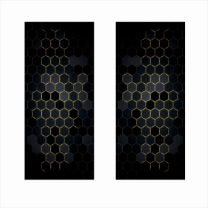 Set 2 stickere decorative pentru stalpii usilor, print autoadeziv de inalta rezolutie, dimensine 2 buc x 50 x 22 cm , cod: AVX-SSU-04 - Img 2