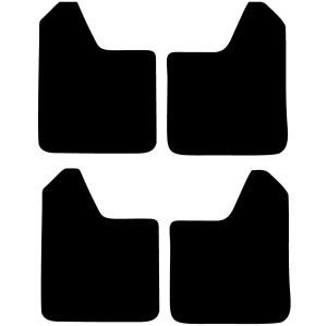 Set 4 Aparatori Noroi SPORT din cauciuc pentru autoturisme, universale, model Blank, dimensiune 30 x 23cm - Img 2