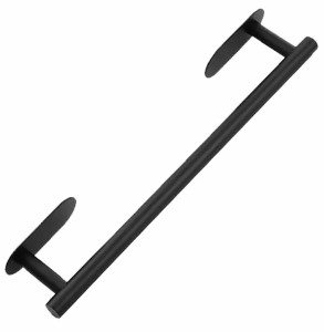 Suport confortabil din oțel pentru prosop, lungime 40 cm, culoare Neagra - Img 3