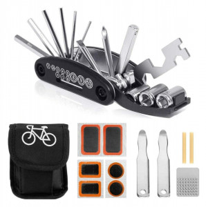 Trusa cu chei si kit de reparatie pana pentru bicicleta AVX-RW8