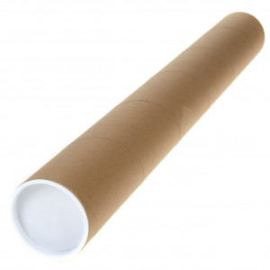 Tub din carton fara capace pentru protectie la transport folii si printuri, lungime 130 cm, diametru Ø76mm, grosime perete 4mm - Img 5