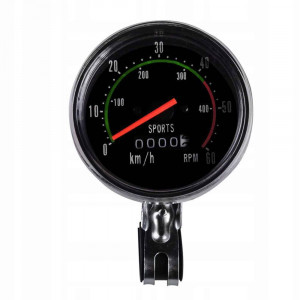 Vitezometru mecanic, "Kilometraj RETRO" waterproof pentru bicicleta - Img 3