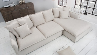 Colțarul din in HEAVEN de la Invicta Interior – Eleganță naturală, confort premium și design contemporan