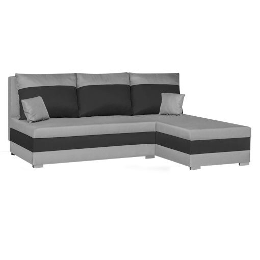 COLTAR GABO, GRI DESCHIS/NEGRU, DIN TEXTIL, EXTENSIBIL, DE COLT, REVERSIBIL, STIL MODERN, TK