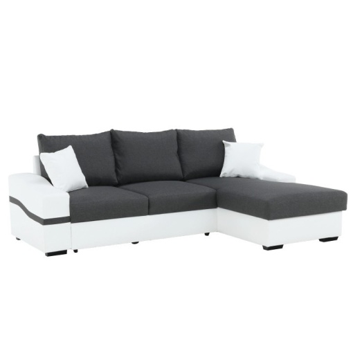 COLTAR OREGON COLT MIC, ALB/GRI, MODEL DREAPTA, DIN PIELE ECOLOGICA SI TEXTIL, STIL MODERN, TK