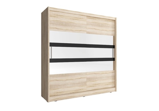DULAP DORMITOR MAJA V 180 STEJAR SONOMA DESIGN MODERN PSK